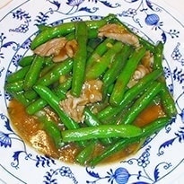 三度豆の炒め